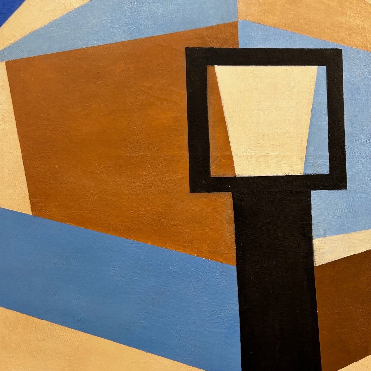 Boquet Jean, Belgian Painter (1908-1976), Geometric Abstraction, -photo-2